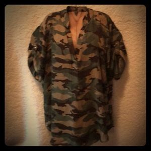 Camouflaged Blouse